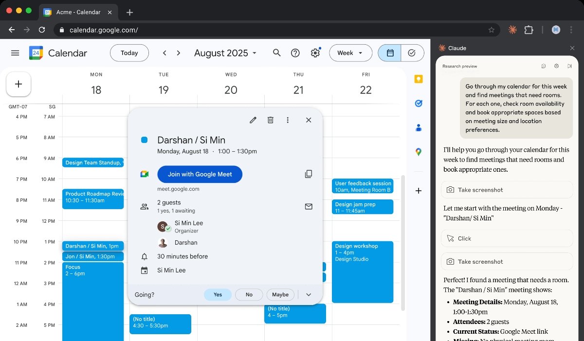 Anthropic is testing Claude for Chrome, an AI that can handle your tasks in a browser