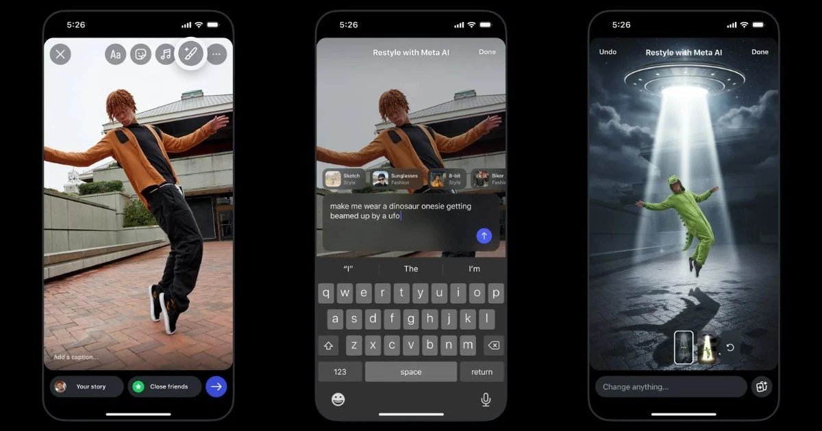 Instagram Adds AI ‘Restyle’ Tool To Make Stories More Creative And Dynamic
