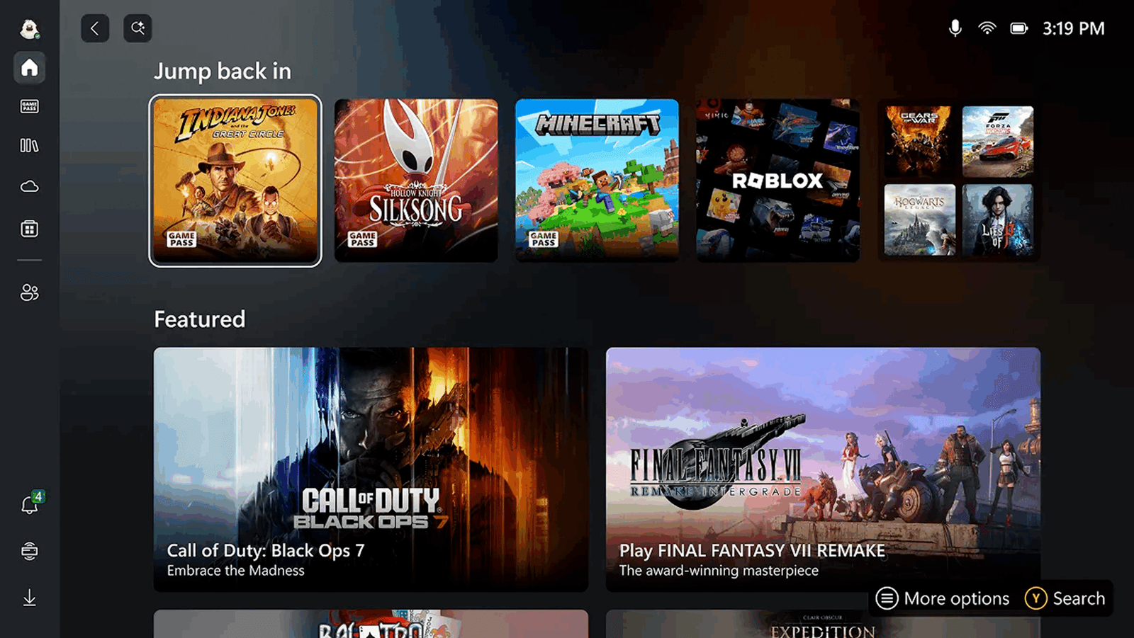 Windows 11 Expands Console-Inspired Gaming Interface