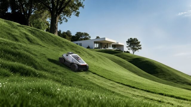 Goko M6 Robot Lawn Mower Launches At CES 2026 With 90% Slope Climbing And Expandable Battery