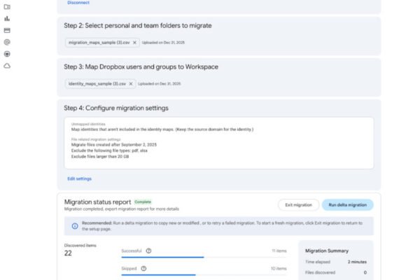 Google Workspace Now Supports Direct Dropbox-To-Drive Migrations