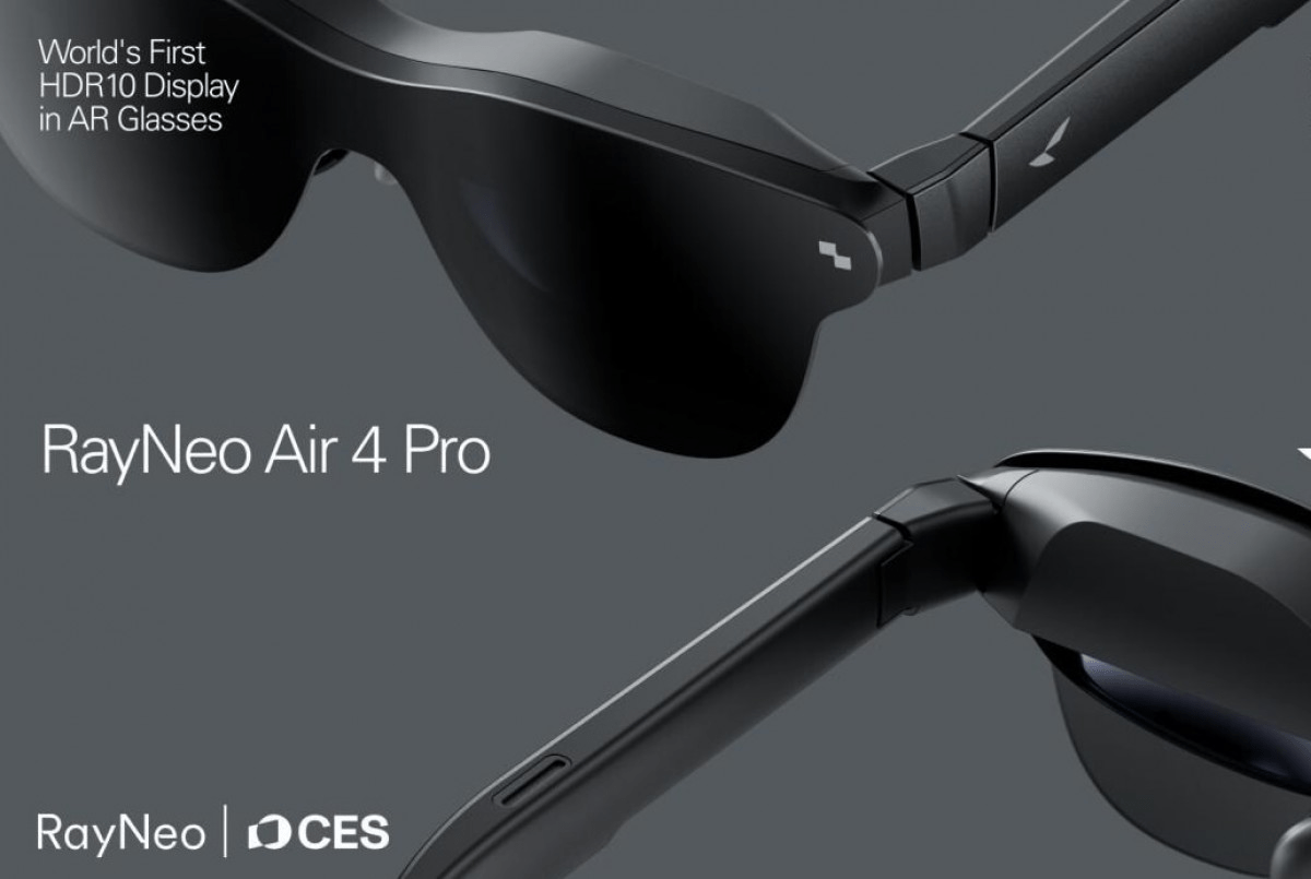 TCL-Backed RayNeo Launches Air 4 Pro AR Glasses Globally At CES 2026
