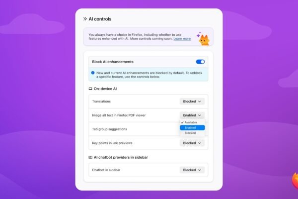 Firefox Will Let You Block All Built-In AI Features
