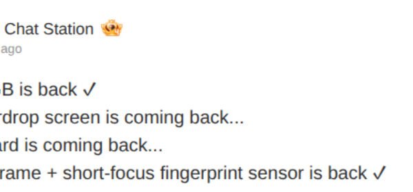 Smartphones May Bring Back Waterdrop Notches And MicroSD Support