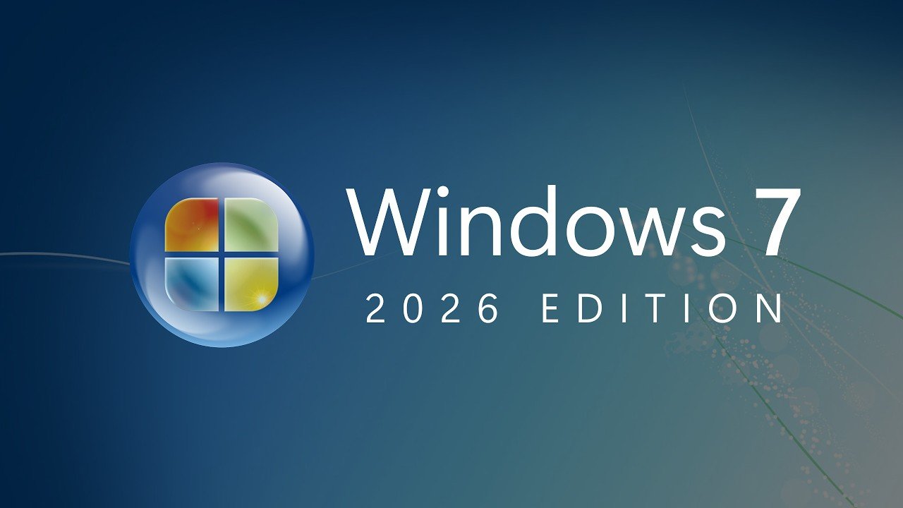 Windows 7 Gets a Modern Makeover in New 2026 Concept