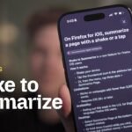 Firefox Adds Shake to Summarise AI Feature to iOS in the UK, With Android Support Planned