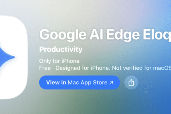 Google Launches AI Edge Eloquent Dictation App on iOS With Offline Transcription and Filler Word Removal