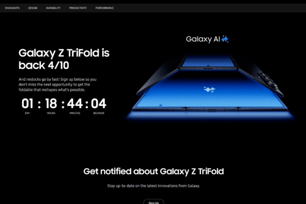 Last Chance: Samsung Announces Final Inventory Restock for Galaxy Z TriFold In the United States