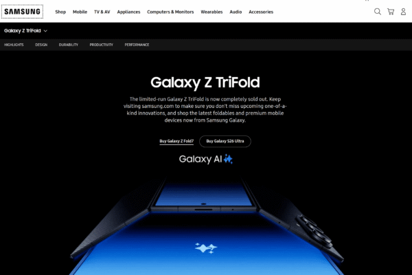 Samsung Galaxy Z TriFold Completely Sold Out After Limited Release And Final Restock