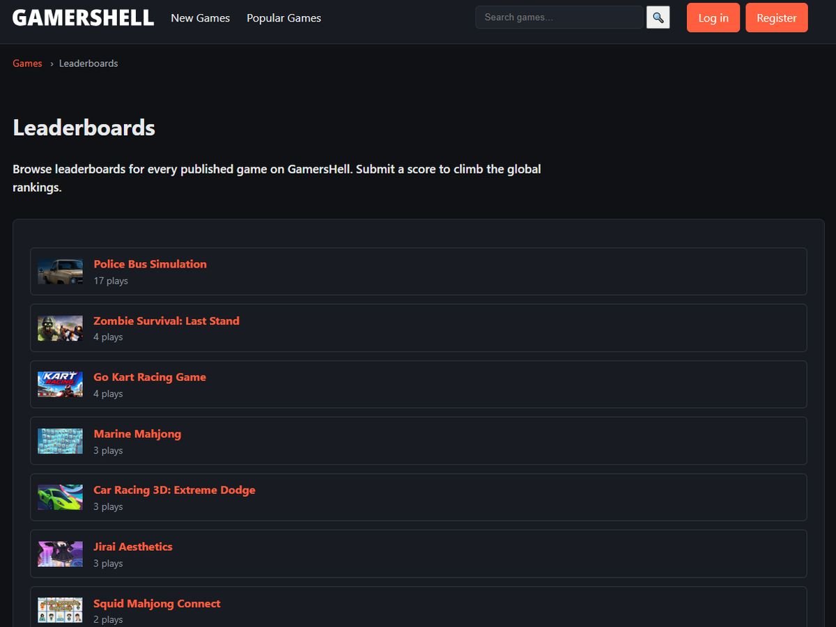 GamersHell offers 600 free online games you can play without downloads
