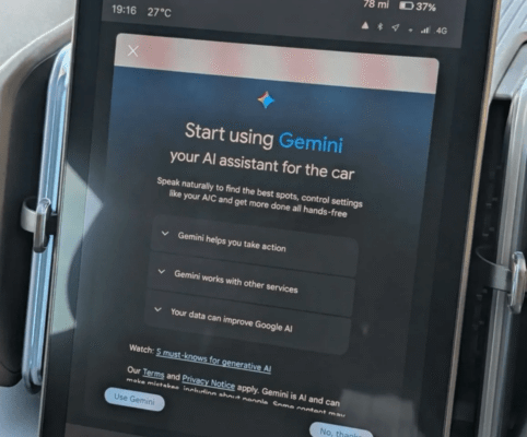 Gemini AI Officially Rolls Out To Android Automotive