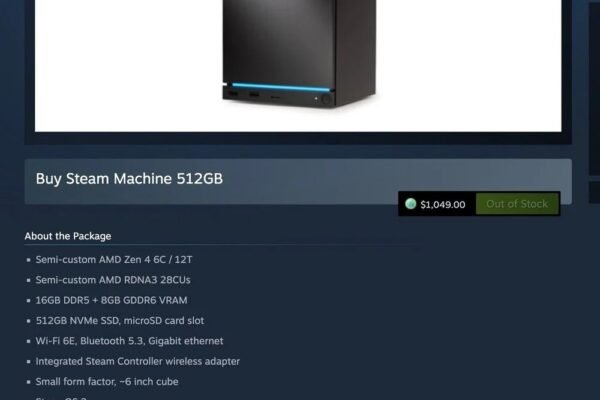 Steam Machine: Official Pricing And Reservation System Detailed