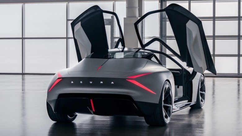 Acura NEXERA Vision Supercar: Butterfly Doors And Phantom Lighting