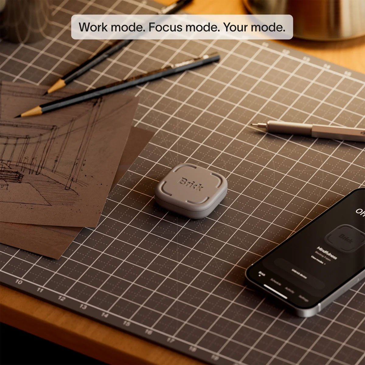 $59 Brick Helps You Stop Doomscrolling Without Giving Up Your Phone