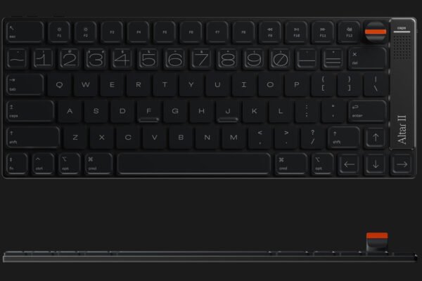 EMO Altar II Is a 4.75mm-Thin Mechanical Keyboard With a Detachable Haptic Dial